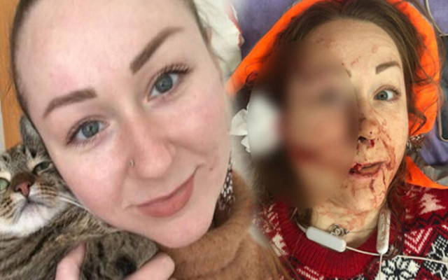 Ukraynalı geline kocasından falçatalı saldırı