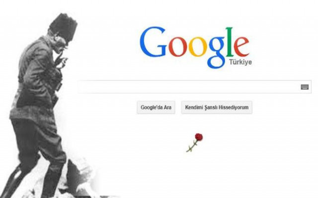 Google Ulu Önder Atatürk'ü unutmadı!