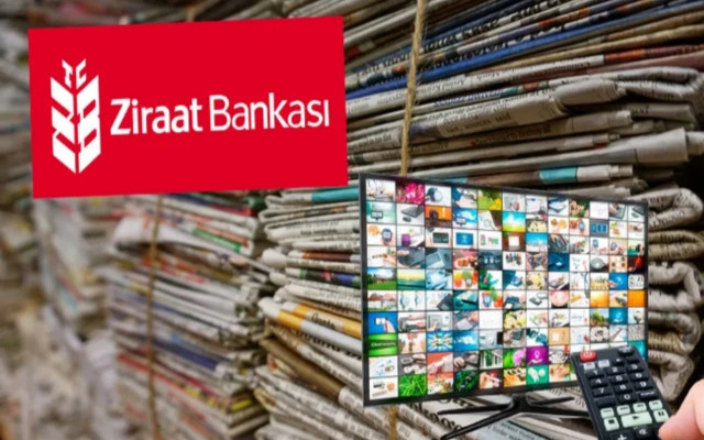 Ziraat Bankası yandaş gazete ve TV kanallarına reklam yağdırdı