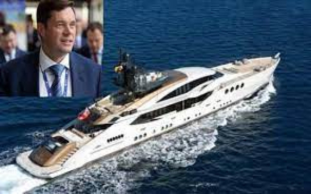 Rus Oligark Mordaşov'un 65 milyon Euro'luk Yatına El Konuldu