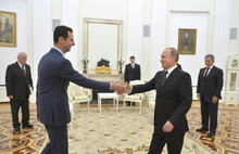 Esad, Moskova'da Rusya lideri Putin'le görüştü