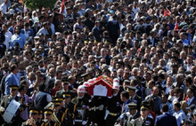 Tokat'ta şehidi 10 bin kişi uğurladı