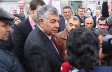 Akit TV muhabiri olay oldu