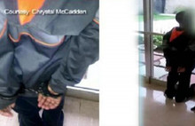 ABD'de 7 yaşındaki çocuğa ters kelepçe!