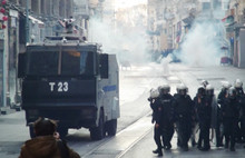 HDP eylemine TOMA'lı müdahale