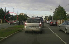 Feci kazada havada taklalar attı