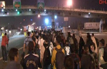 Suriyeliler Edirne'ye doğru yürüyüşe geçti