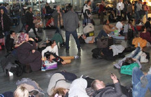 Atatürk Havalimanı'nda gecikme arbedesi