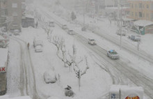 Akdeniz'de şaşırtan kar