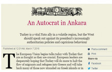 Times: Ankara'da bir otokrat!