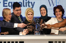 Borsa gongu kadın erkek eşitliği için çaldı