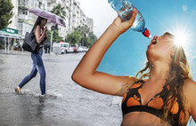 Kuzey'de yağmur Güney'de sıcak