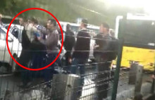 Şemsiye ile şoförü darp eden gözaltında