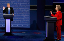 İlk raundun galibi Hillary oldu