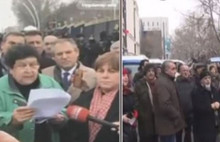 Anayasa protestosuna sert müdahele