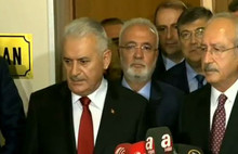 Görüşme sonrası tek cümlelik açıklama