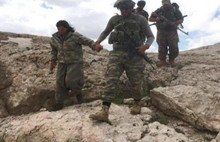 Teslim olan kadın teröristin şaşkınlığı....