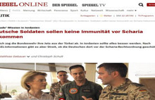 Ürdün'e giden Alman askerlerine şeriat şoku