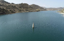 Cami baraj suları altında kaldı