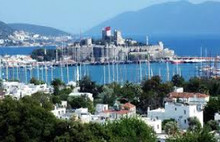 Bodrum'u sağanak vurdu