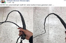 Kadın vekilin kırbaçlı paylaşımı olay oldu