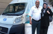 Serviste karı-koca taciz ettiler