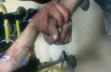 Sosyal medyaya damga vuran elele fotoğrafı