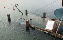 5 yıldızlı otelin iskelesi çöktü