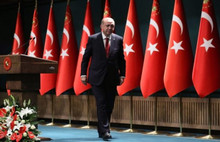 Erdoğan'a afiş şoku