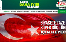 Yeni partinin sitesi kuruldu