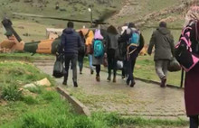 Oy pusulaları ve görevliler böyle taşındı