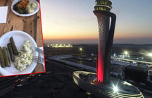 Yeni havalimanındaki kazığın arkasından bakın kim çıktı