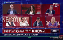 Canlı yayında hakaretler havada uçuştu