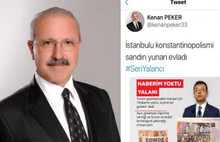 AKP’li başkandan İmamoğlu hakkında skandal tweet!