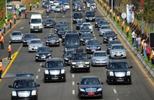 Erdoğan ilk kez trafiği kestirmedi