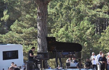 Fazıl Say Kaz Dağlarında konser verdi