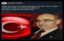 AKP'de kritik istifa...