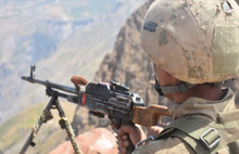 Teröre havadan karadan darbe