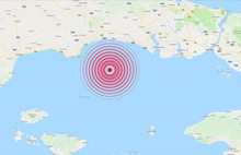 Marmara Denizi'nde deprem