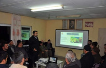 AKP siyaseti camilerin ardından okullara taşıdı: Sinop'ta köy okulunda Kanal İstanbul propagandası!