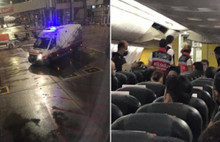 Havada korku dolu anlar...