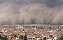 Toz fırtınası uyarısı:Kesinlikle sokağa çıkmayın