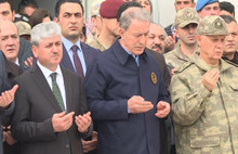 Şehitlerimiz için ilk tören