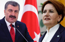 Sağlık Bakanı Koca'dan Akşener'e teşekkür