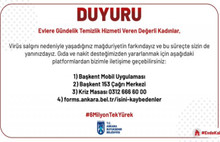 Gündelikçi kadınlara belediyeden destek