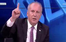 Muharrem İnce canlı yayını terk etti