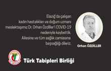 Bir hekim daha Corona kurbanı oldu