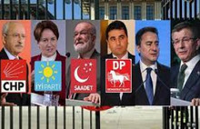 Cumhurbaşkanı adaylığı için 6 lider birlikte açıklama yapacak