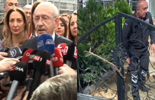 Kılıçdaroğlu giremesin diye Et ve Süt Kurumu'nun kapısı telle bağlandı