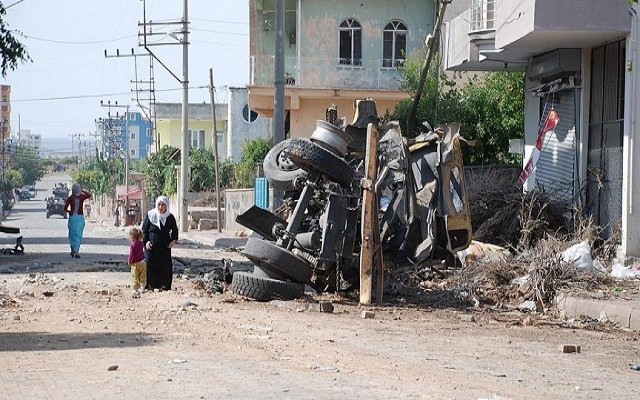 Teröristlerin Dargeçit'teki tahribatı ortaya çıktı